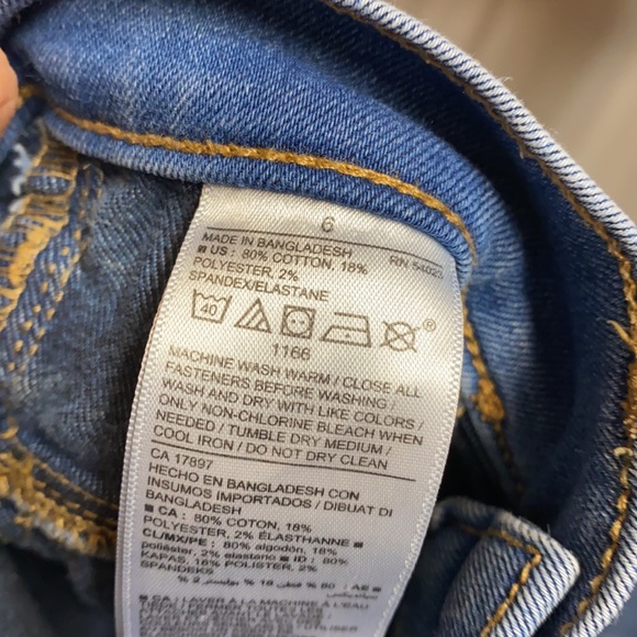 6 pair of girls Jeggings/jeans - Picture 4 of 10